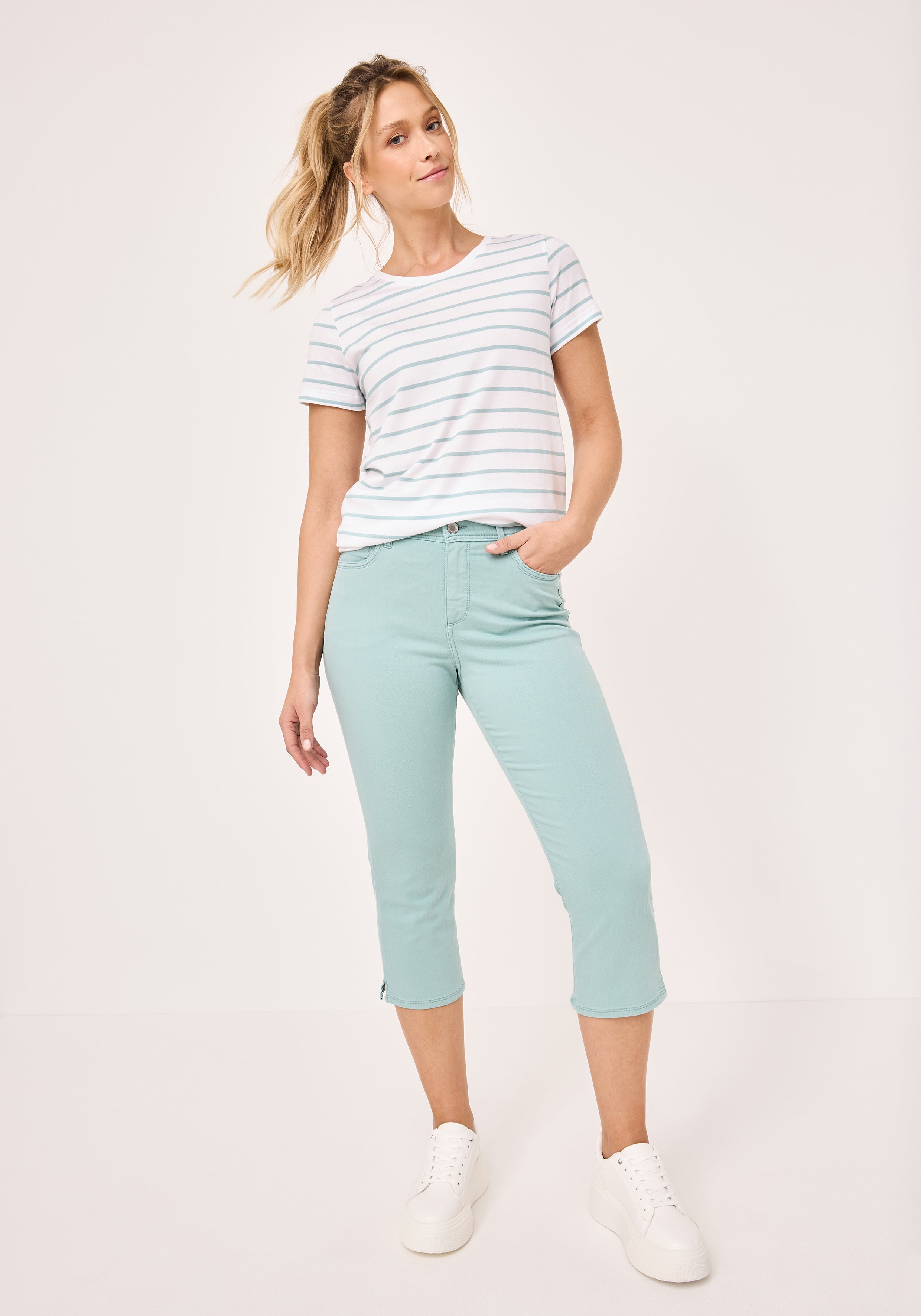 PADDOCKS Ospig T-Shirt - Seablue Stripes - 36022 7501.1806 von Paddocks