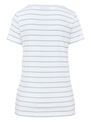 PADDOCKS Ospig T-Shirt - Seablue Stripes - 36022 7501.1806