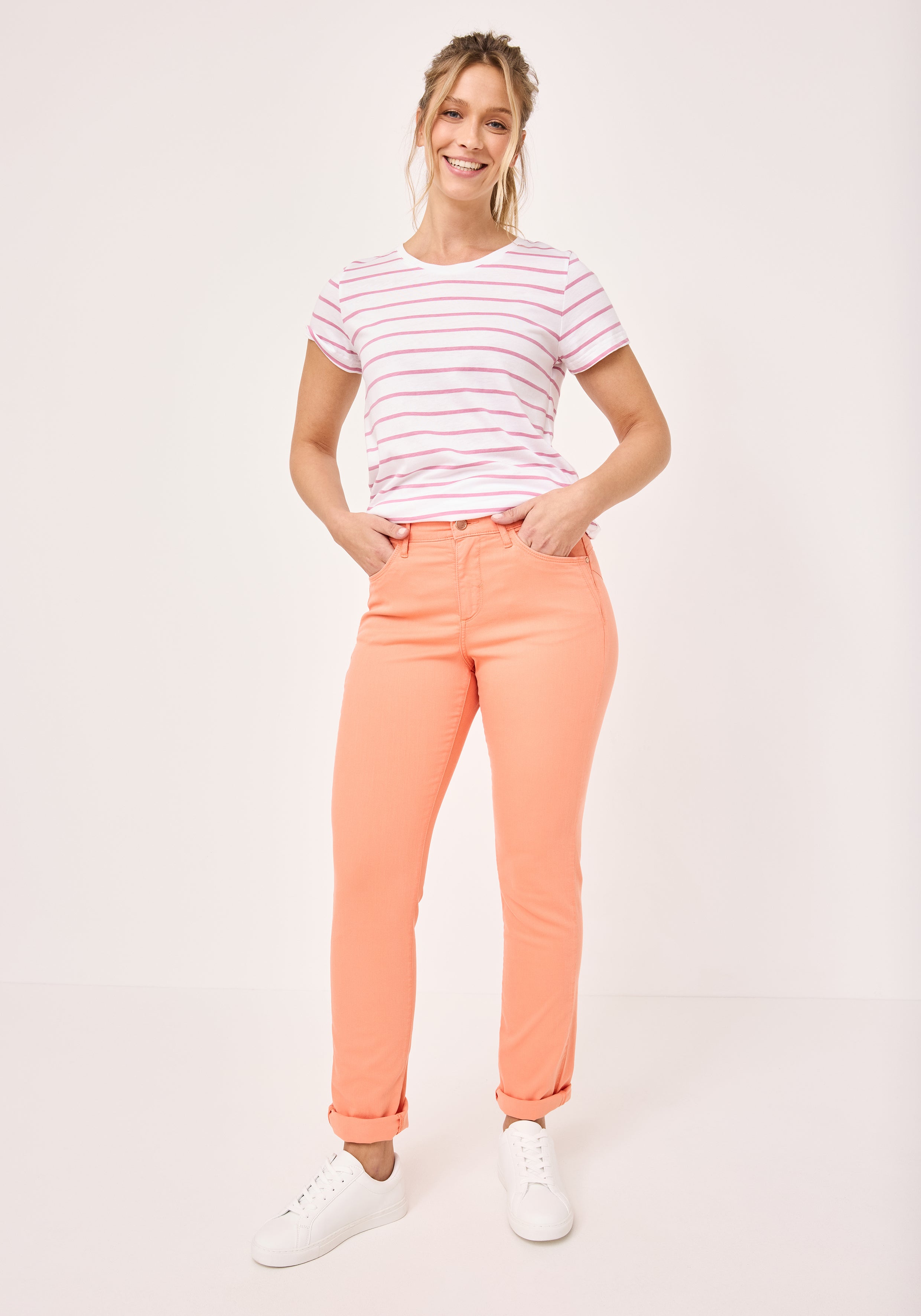 PADDOCKS Ospig T-Shirt - Rose Stripe Moon - 36022 7501.2200 von Paddocks