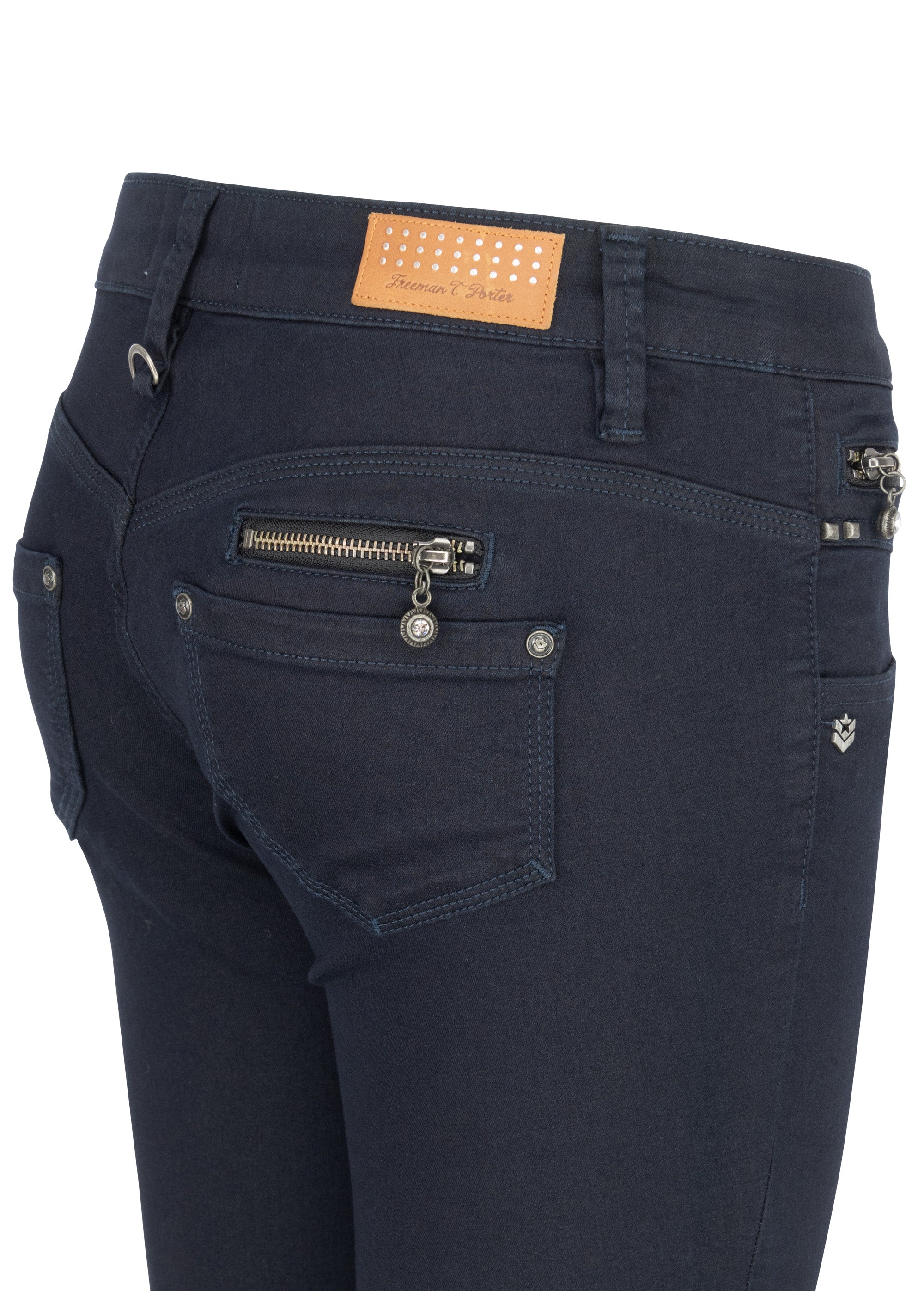 FREEMAN T. PORTER Alexa Slim S-SDM Five Pocket - Midnight Navy Blue - 25638 205.F0082 von Freeman T. Porter
