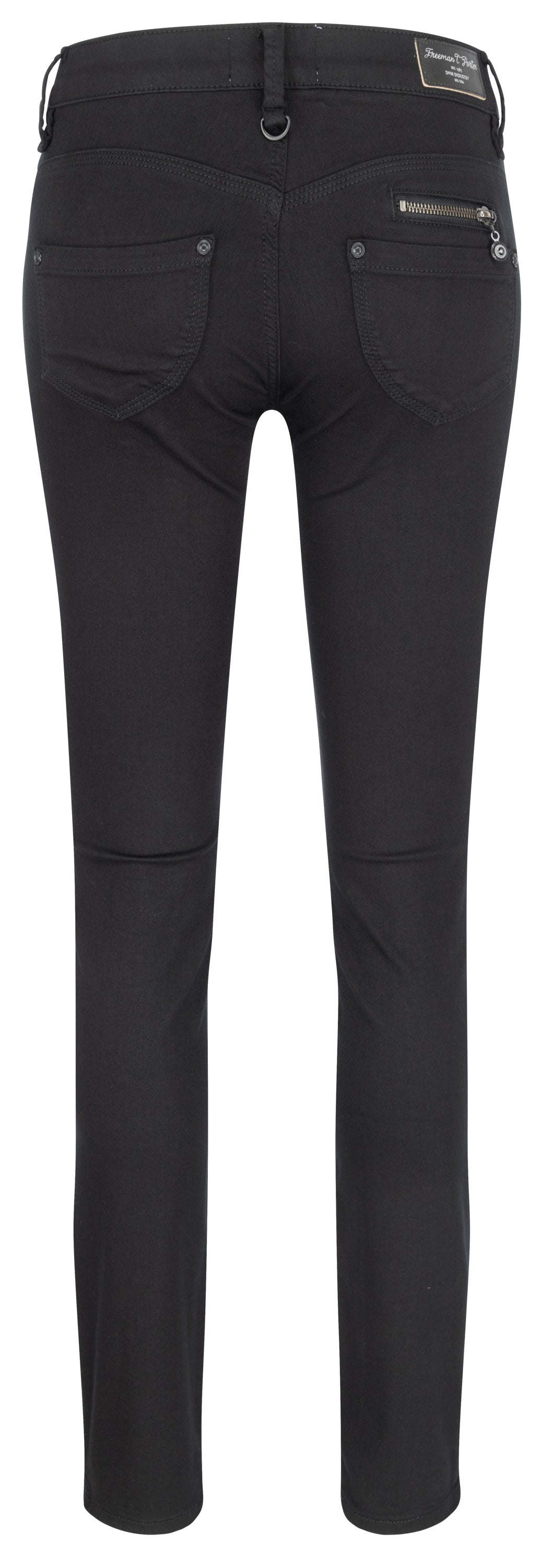 FREEMAN T. PORTER Alexa Slim Five Pocket - Obsidian Night Black - 25638 205.12