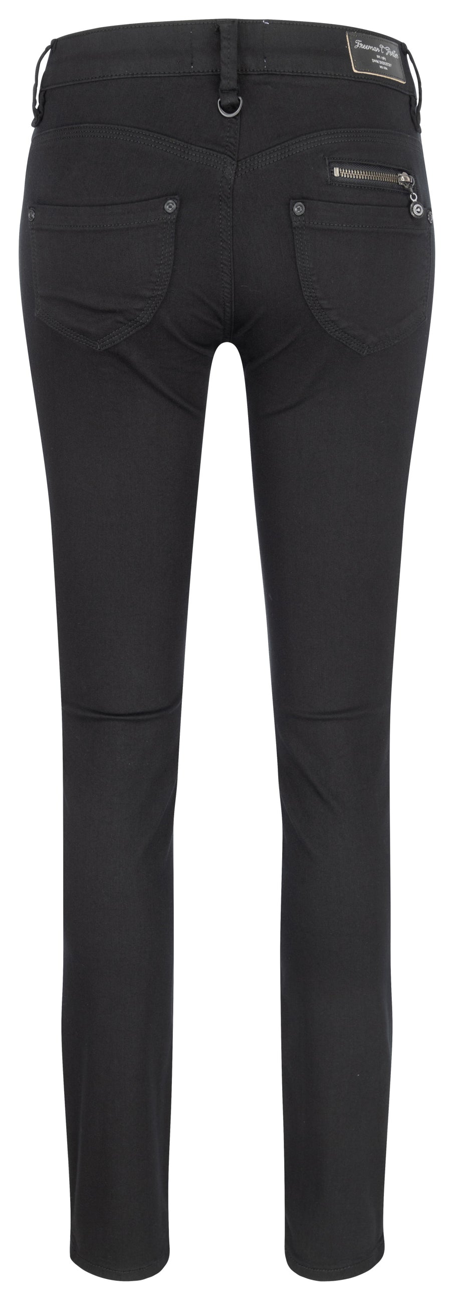 FREEMAN T. PORTER Alexa Slim Five Pocket - Obsidian Night Black - 25638 205.12