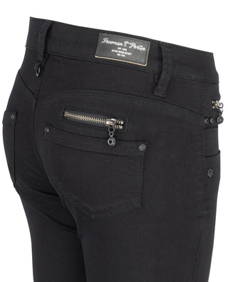 FREEMAN T. PORTER Alexa Slim Five Pocket - Obsidian Night Black - 25638 205.12