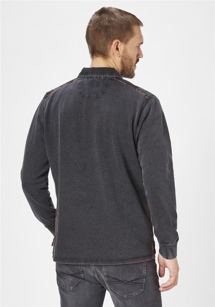 PADDOCKS LONGSLEEVE POLO Pullover/Longsleeve - Midnight Speckle - 38116 6344.0810 von Paddocks