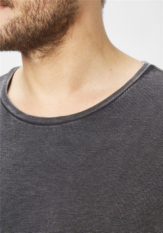 PADDOCKS Ospig Longsleeve Rundhals - Midnight Charcoal - 38118 6345.1200