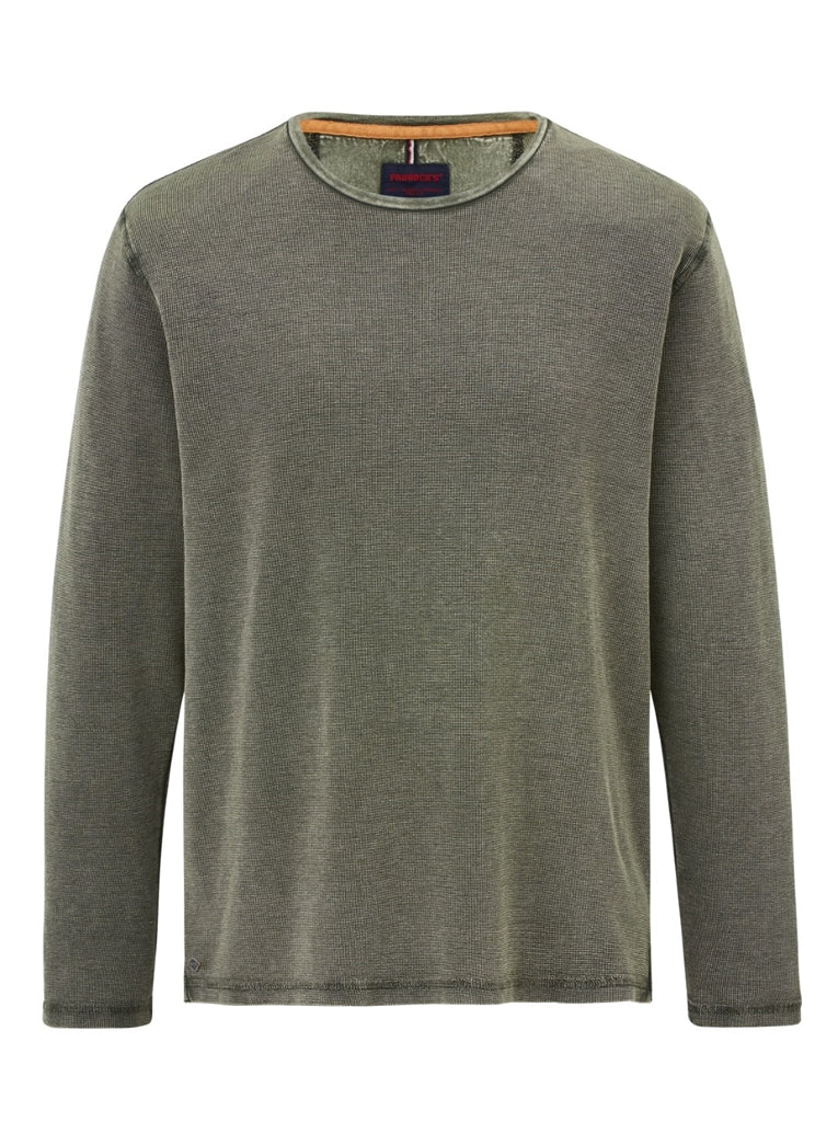 PADDOCKS Longsleeve Rundhals - Grove Whisper Green - 38118 6345.2042