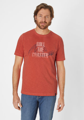 PADDOCKS T-SHIRT Regular Fit - Sunburn Marigold - 38149 7043.1436