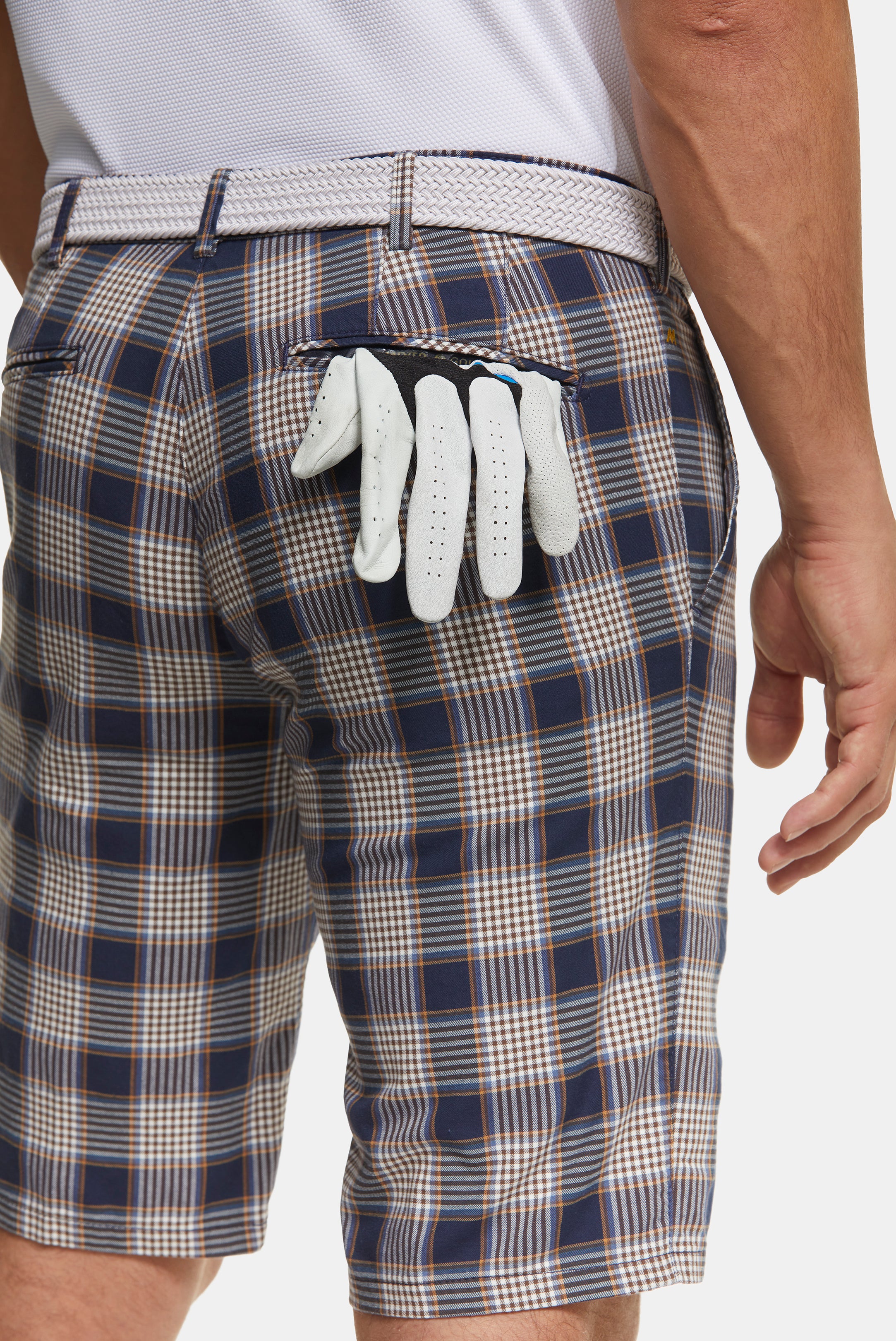MEYER HOSEN St. Andrews Shorts - Coastal Tartan Navy - 154-1-8072-18 von MEYER HOSEN