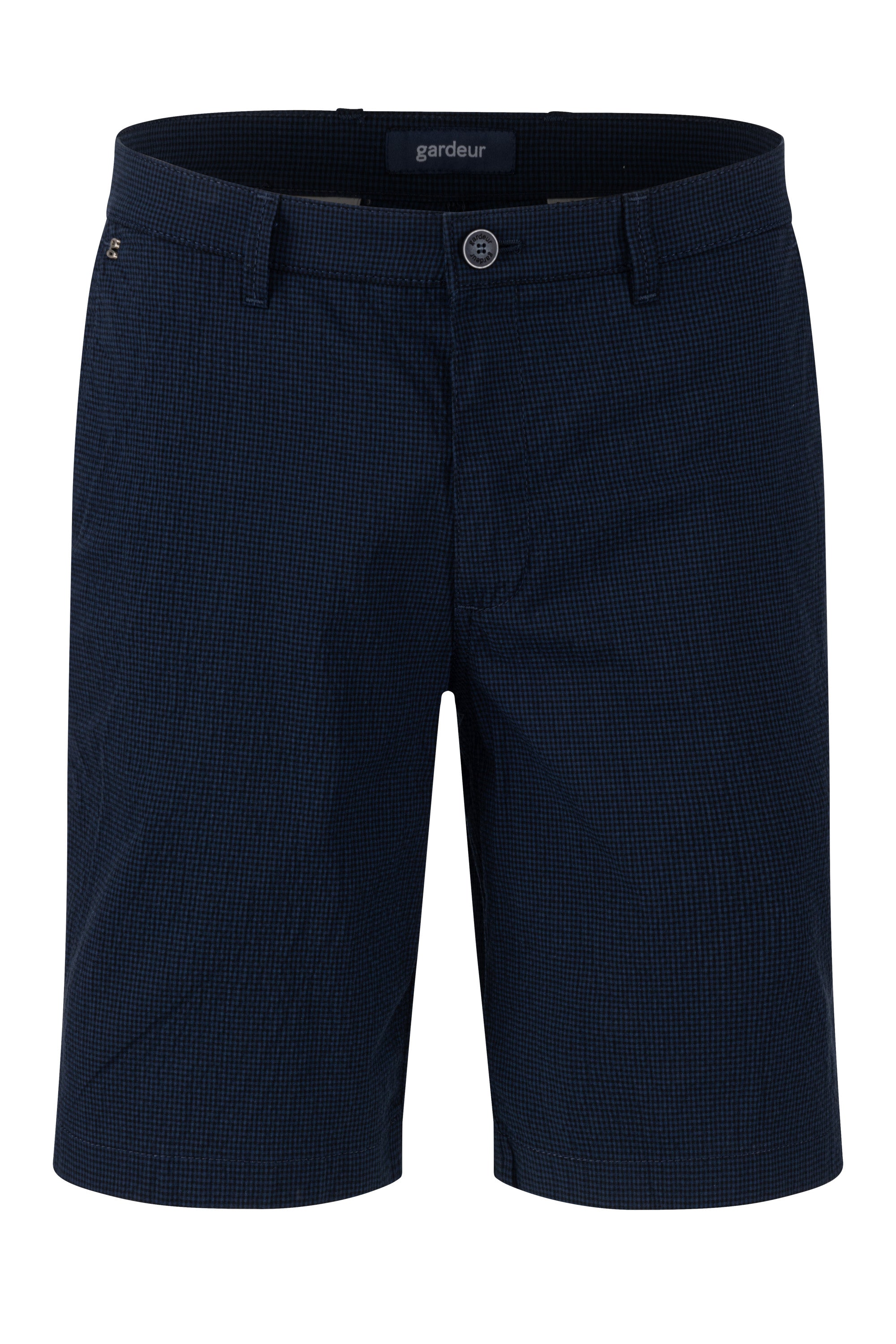 ATELIER GARDEUR JASPER-S Chino-Shorts - Midnight Check Blue - JASPER-S-888-229031-1069