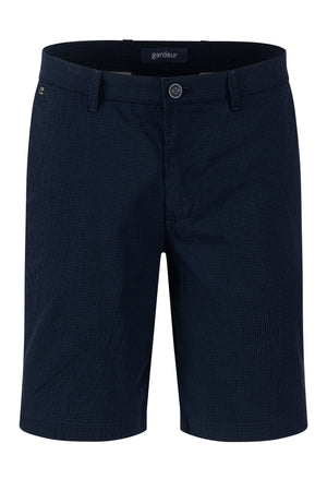 ATELIER GARDEUR JASPER-S Chino-Shorts - Midnight Check Blue - JASPER-S-888-229031-1069