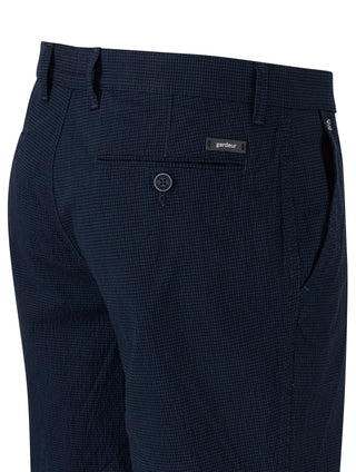 ATELIER GARDEUR JASPER-S Chino-Shorts - Midnight Check Blue - JASPER-S-888-229031-1069
