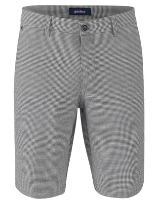 ATELIER GARDEUR Jasper Bermuda Shorts - Silver Haze Check - JASPER-S-888-220201-1093