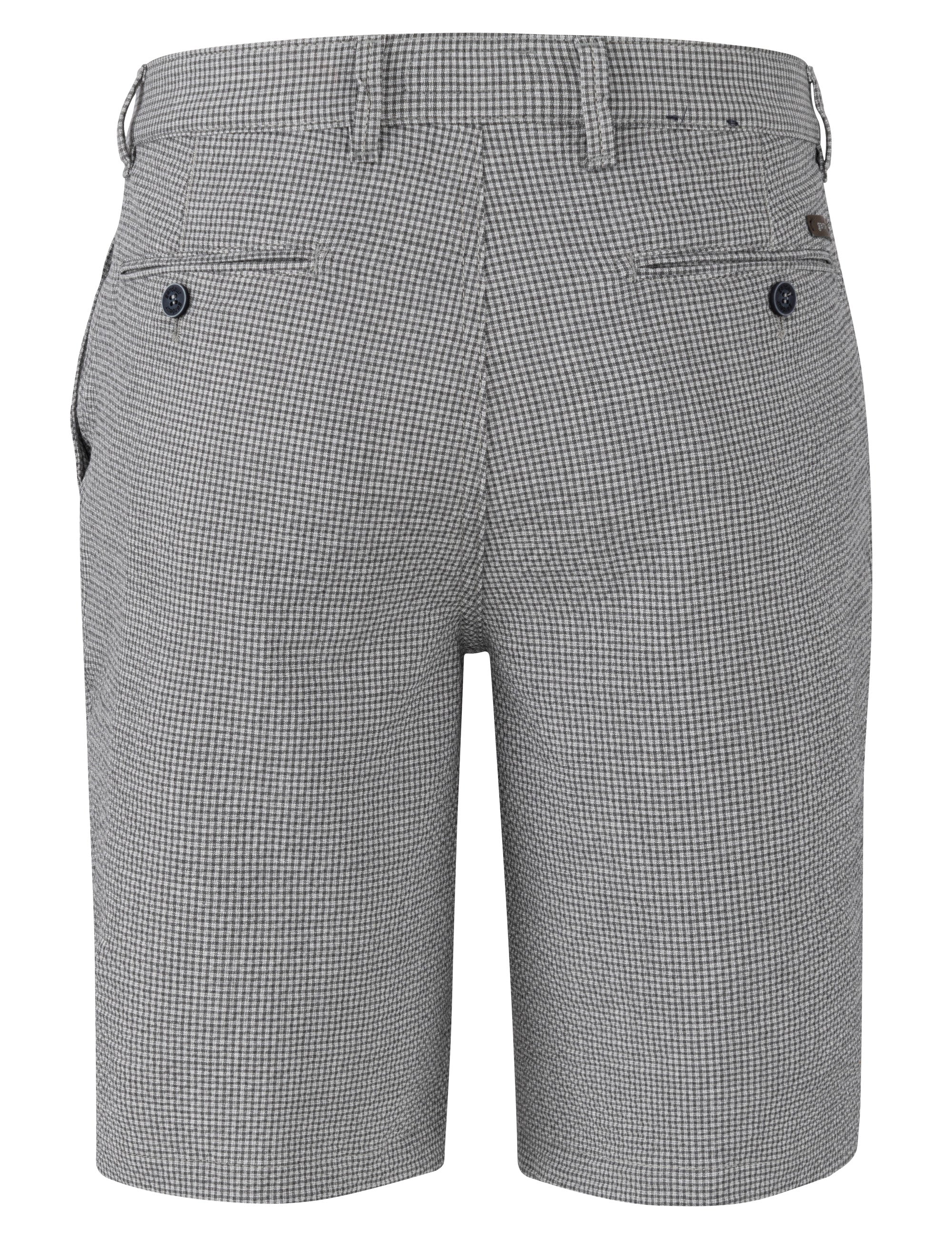 ATELIER GARDEUR Jasper Bermuda Shorts - Silver Haze Check - JASPER-S-888-220201-1093