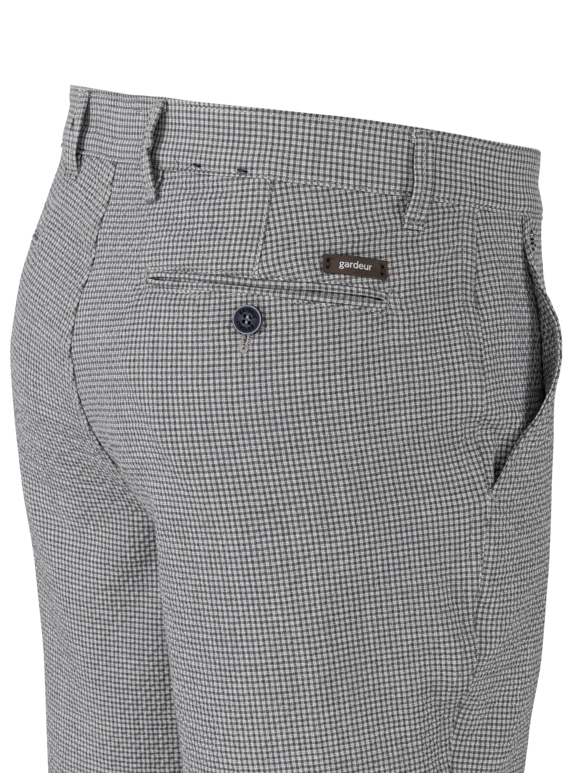 ATELIER GARDEUR Jasper Bermuda Shorts - Silver Haze Check - JASPER-S-888-220201-1093 von Atelier Gardeur