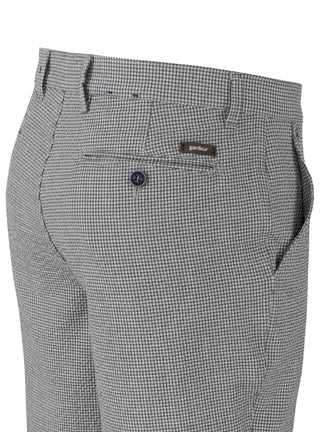 ATELIER GARDEUR Jasper Bermuda Shorts - Silver Haze Check - JASPER-S-888-220201-1093