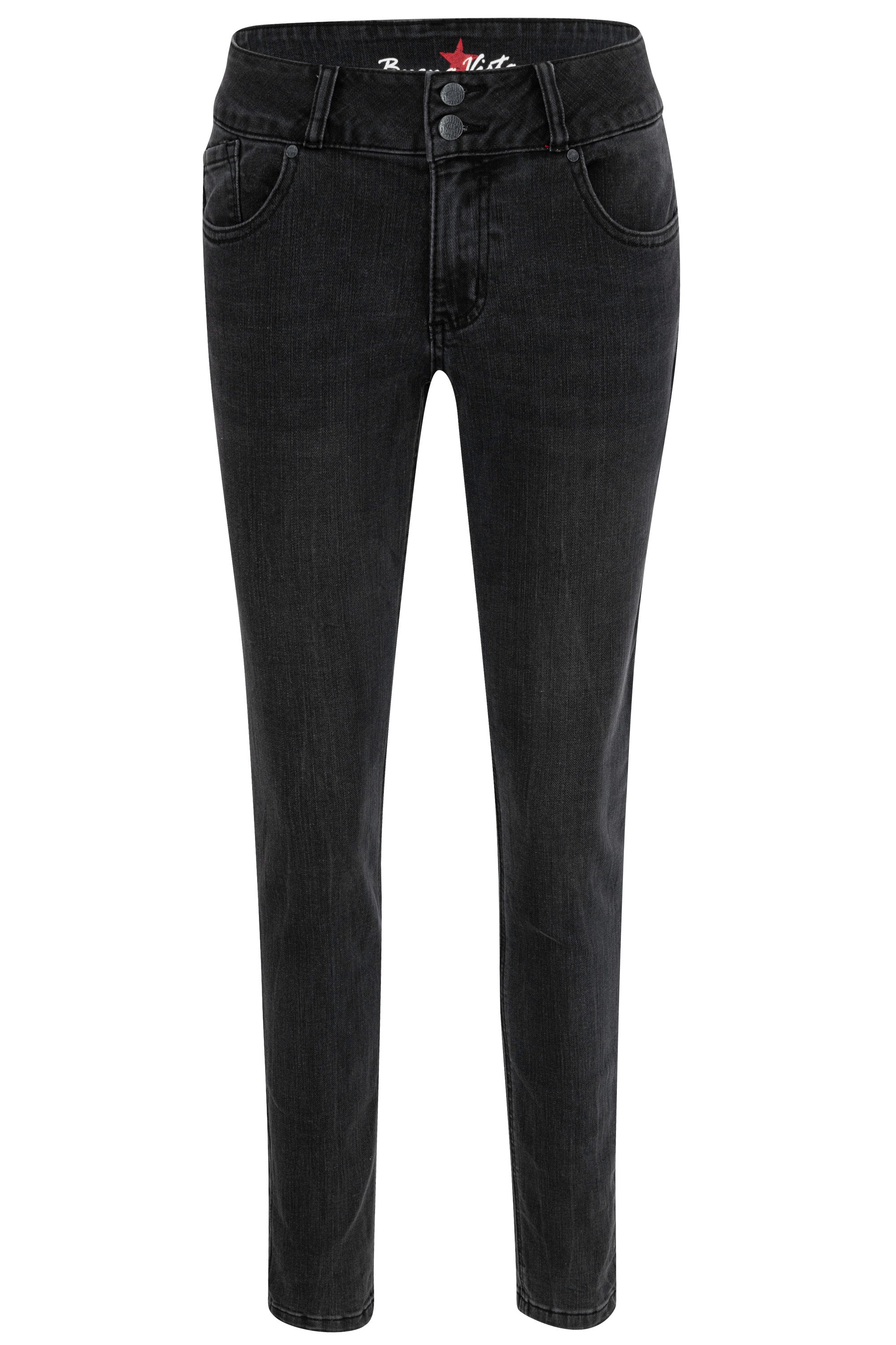 BUENA VISTA Tummyless Five Pocket - Midnight Charcoal - 2407 B5664 755.9604