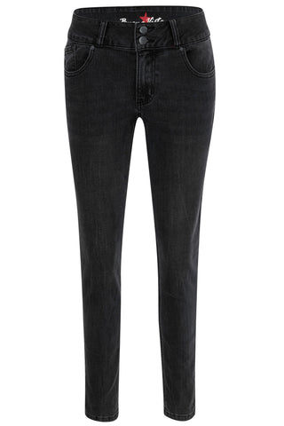 BUENA VISTA TUMMYLESS black denim 2407 B5664 755.9604 - Stretch denim