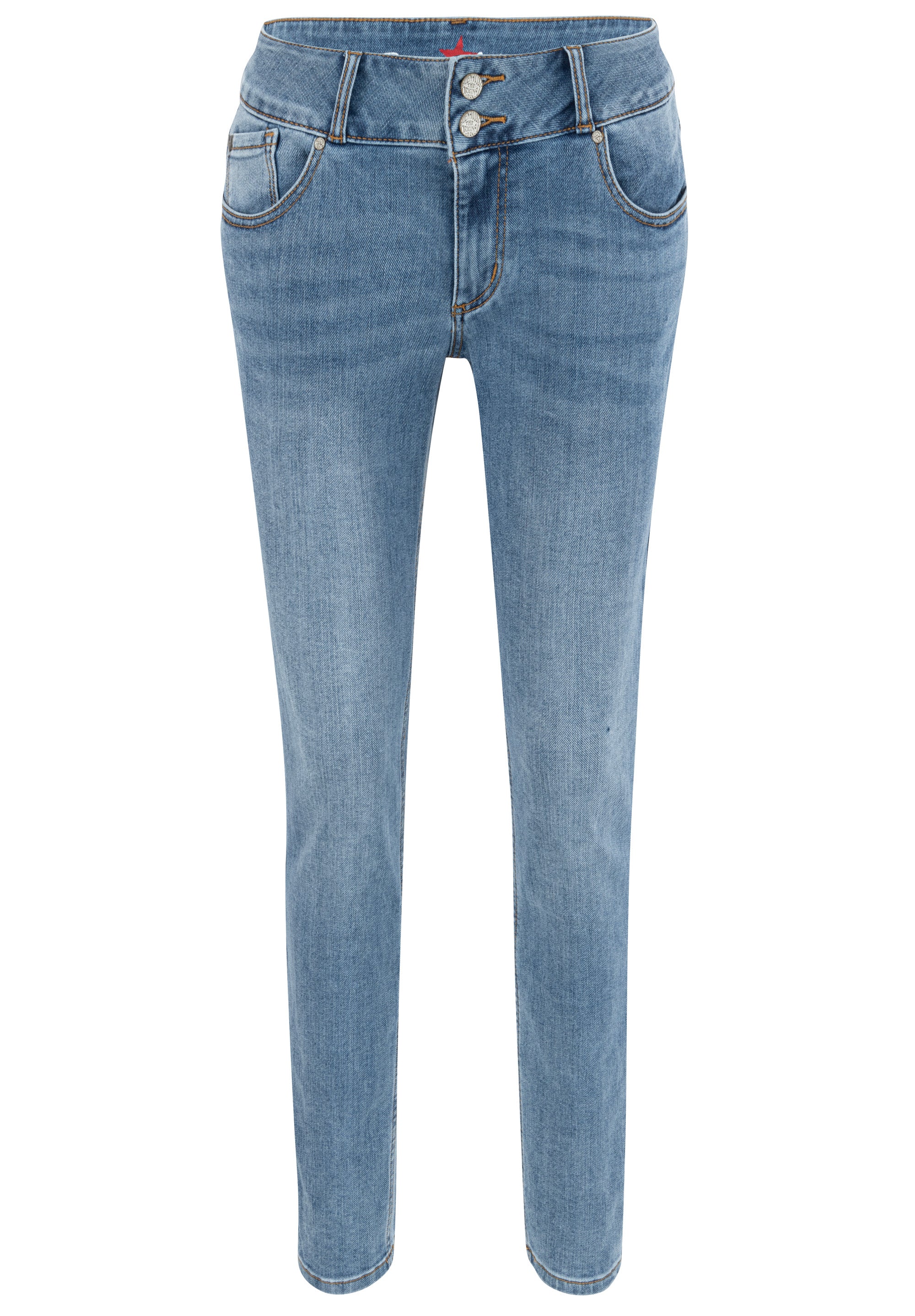 BUENA VISTA Tummyless Jeans - Cornflower Sky Blue - 888 B5827 355.6658