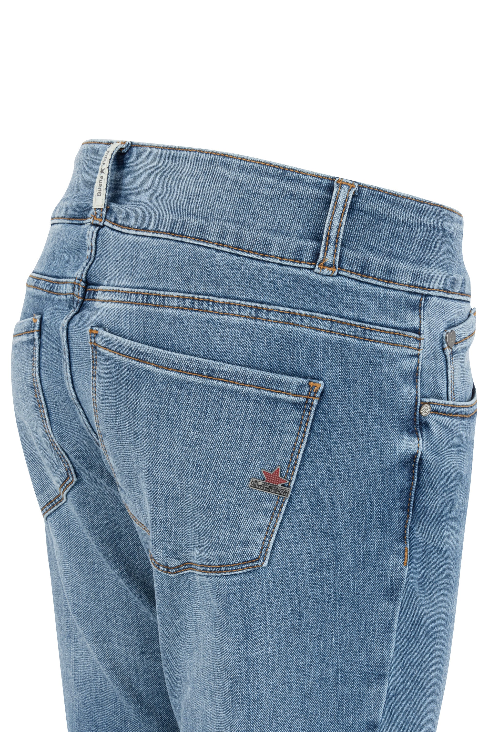 BUENA VISTA Tummyless Jeans - Cornflower Sky Blue - 888 B5827 355.6658 von Buena Vista