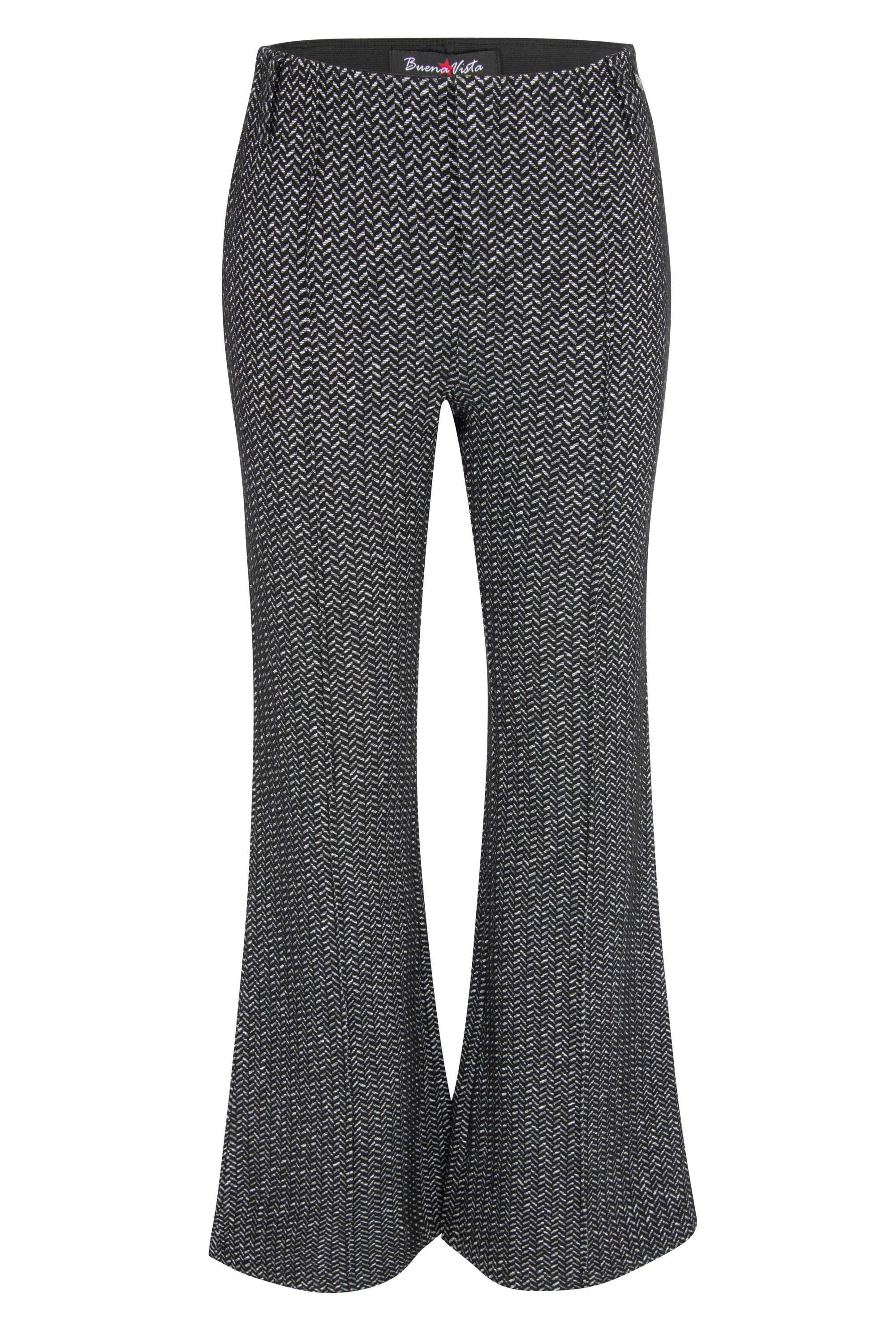BUENA VISTA Antigua Schlaghose - Midnight Herringbone - 2410 B5893 9324.9247