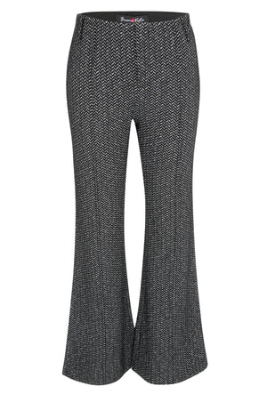 BUENA VISTA Antigua Schlaghose - Midnight Herringbone - 2410 B5893 9324.9247