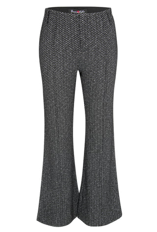 BUENA VISTA Antigua Schlaghose - Midnight Herringbone - 2410 B5893 9324.9247