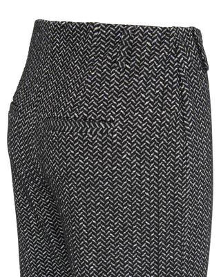 BUENA VISTA Antigua Schlaghose - Midnight Herringbone - 2410 B5893 9324.9247