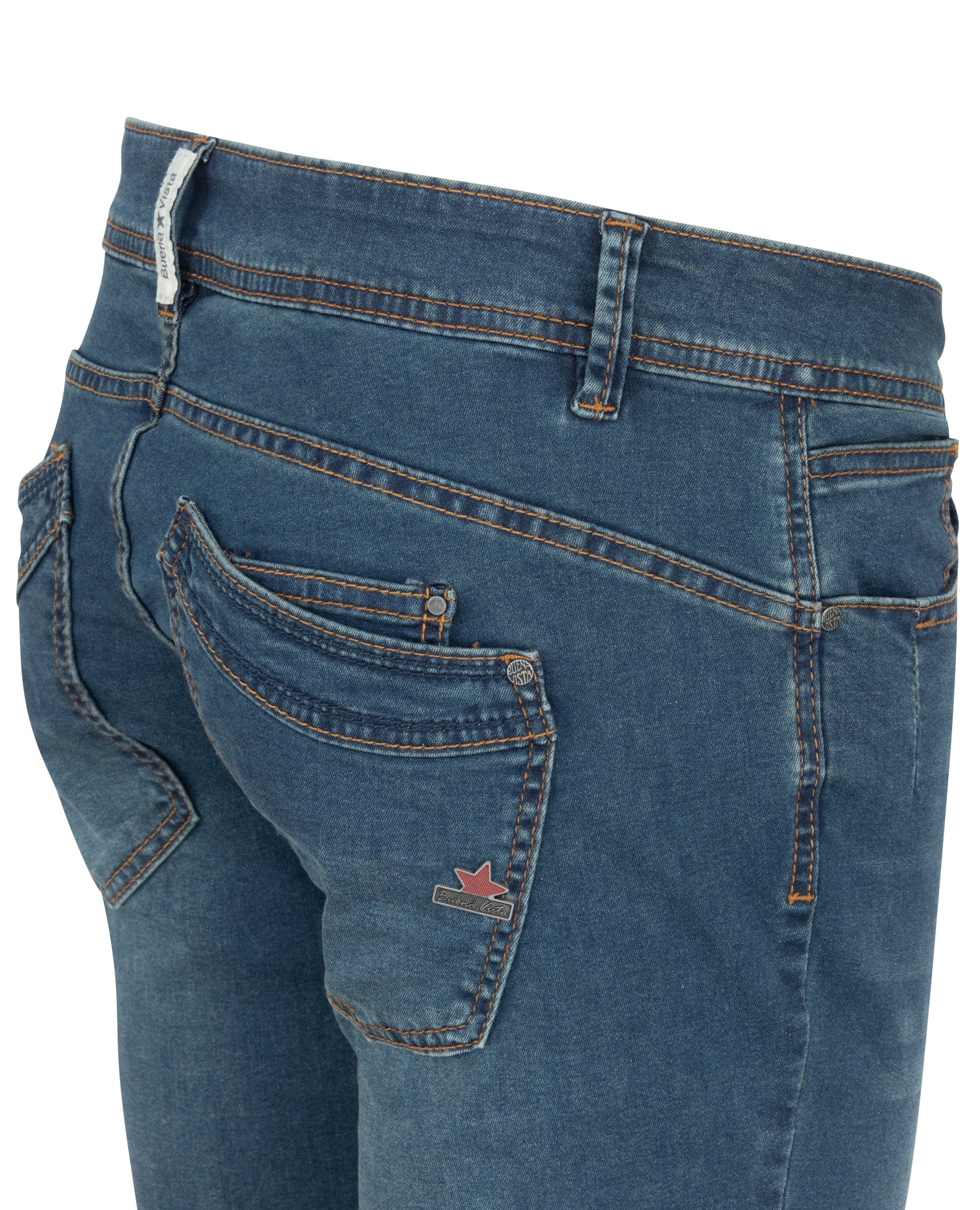 BUENA VISTA MALIBU CROPPED - Coastal Denim Stone - 2508 B5826 102.4452 von Buena Vista