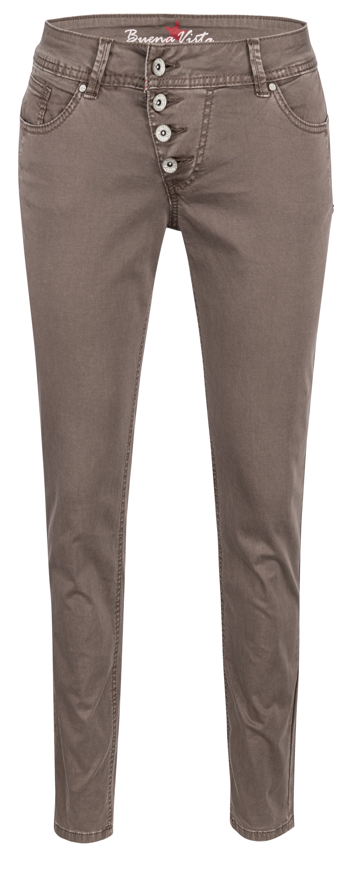BUENA VISTA MALIBU Cropped Hose - Driftwood Taupe - 888 B5826 4003.5902