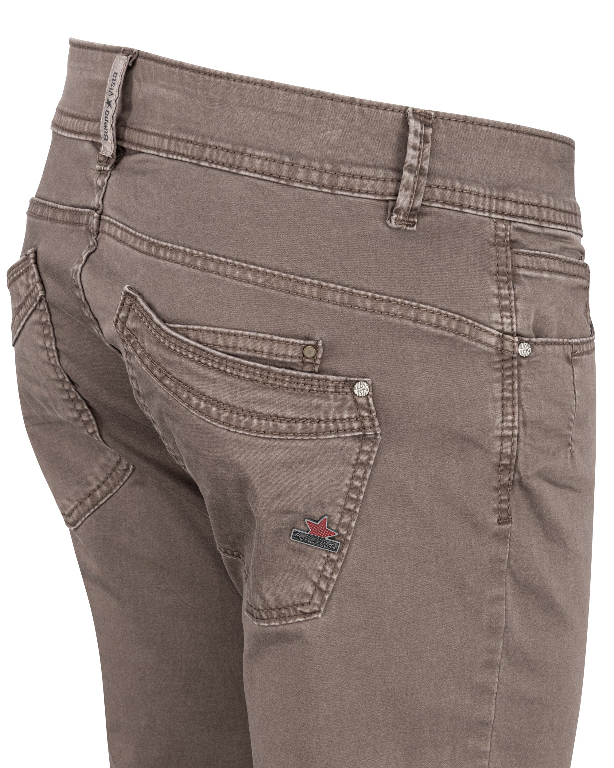 BUENA VISTA MALIBU Cropped Hose - Driftwood Taupe - 888 B5826 4003.5902