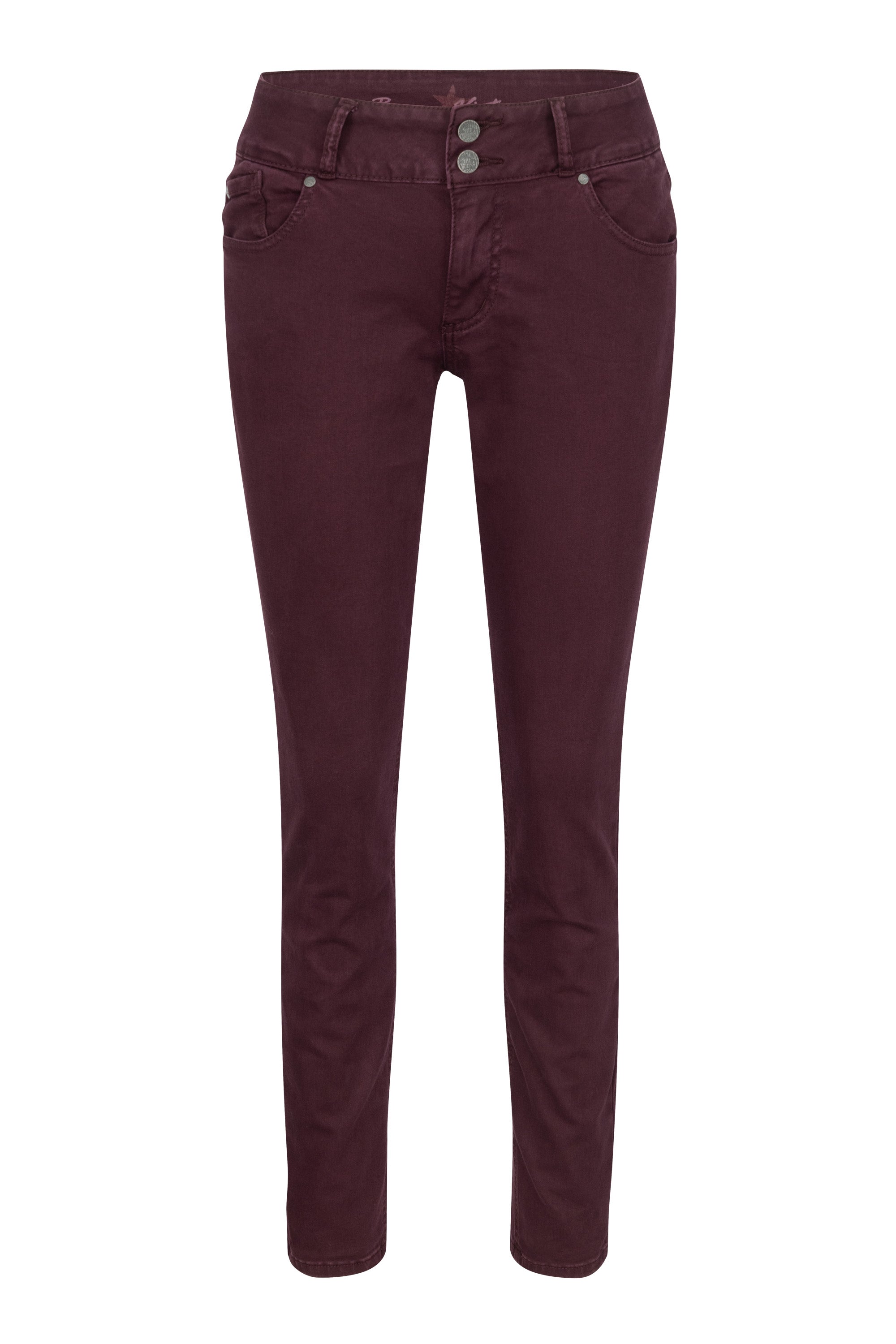 BUENA VISTA TUMMYLESS - Blackberry Velvet Twill - 2511 B5664 4141.4974