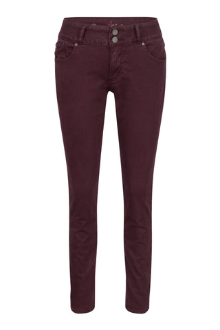 BUENA VISTA TUMMYLESS - Blackberry Velvet Twill - 2511 B5664 4141.4974