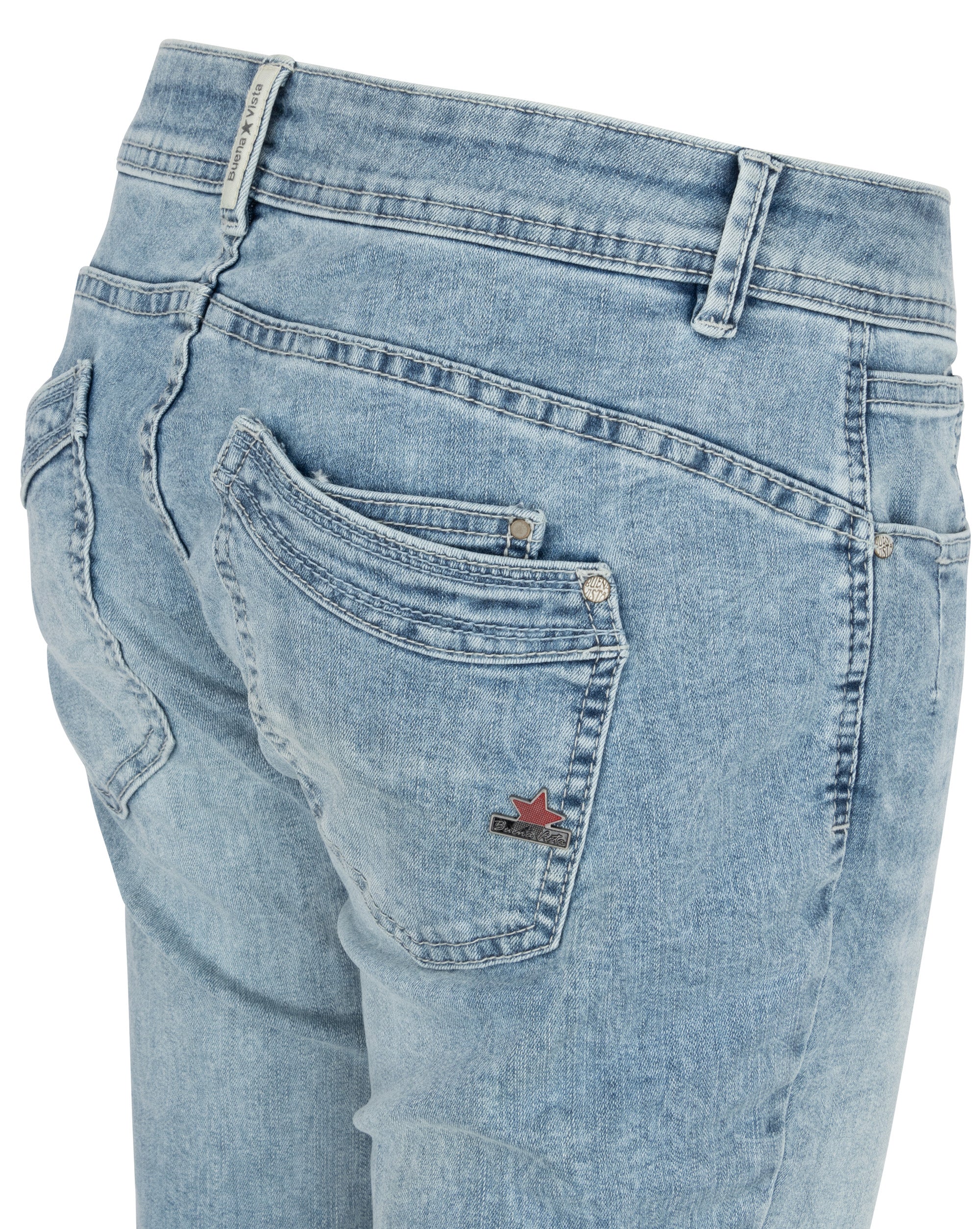 BUENA VISTA MALIBU Cropped Jeans - Faded Sky Blue - 888 B5826 369.5978 von Buena Vista