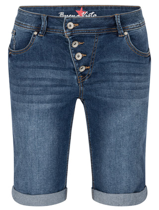 BUENA VISTA MALIBU SHORT mid stone BV B5025 370.2519 - Stretch Denim