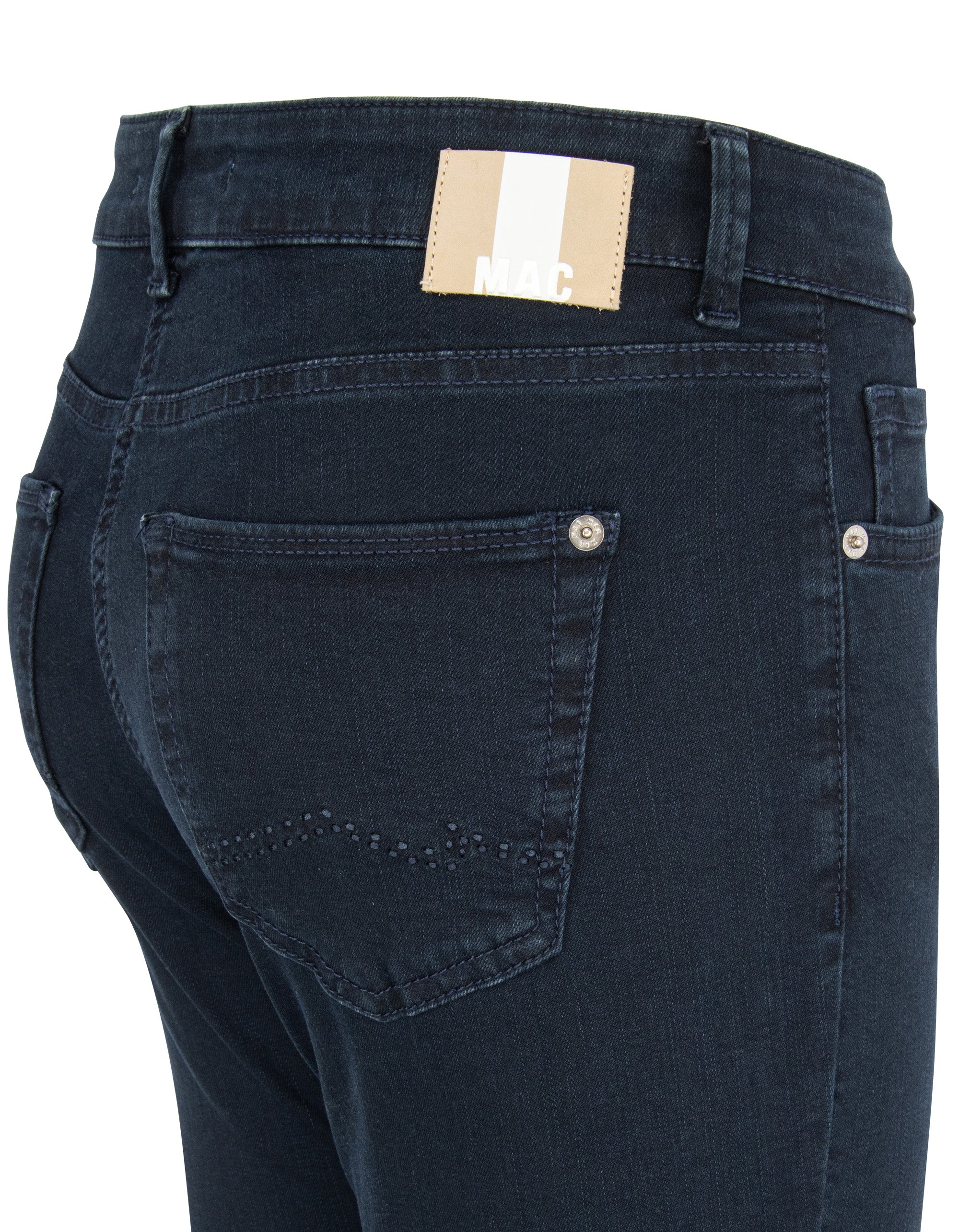 MAC CARRIE PIPE Jeanshose - Midnight Indigo Wash - 5954-80-0380L-D801 von MAC