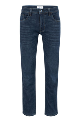 HATTRIC Henk Thermo Pants - Midnight Indigo Wash - 689045 4325.48