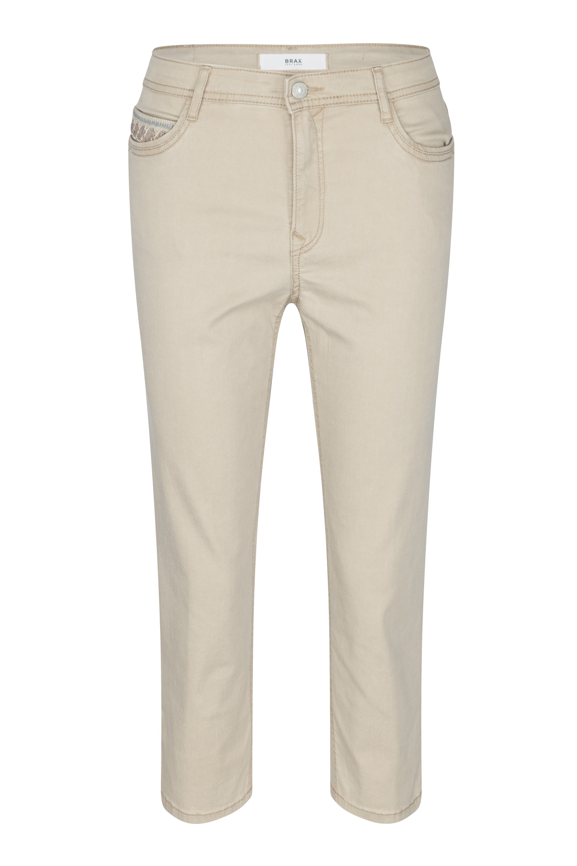 BRAX Mary Capri-Jeans - Warm Sandstone Beige - 9969020 747358-55