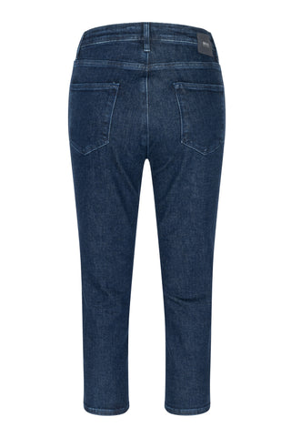 BRAX MARY C Capri Jeans - Midnight Wash Blue - 9951920 726358-14
