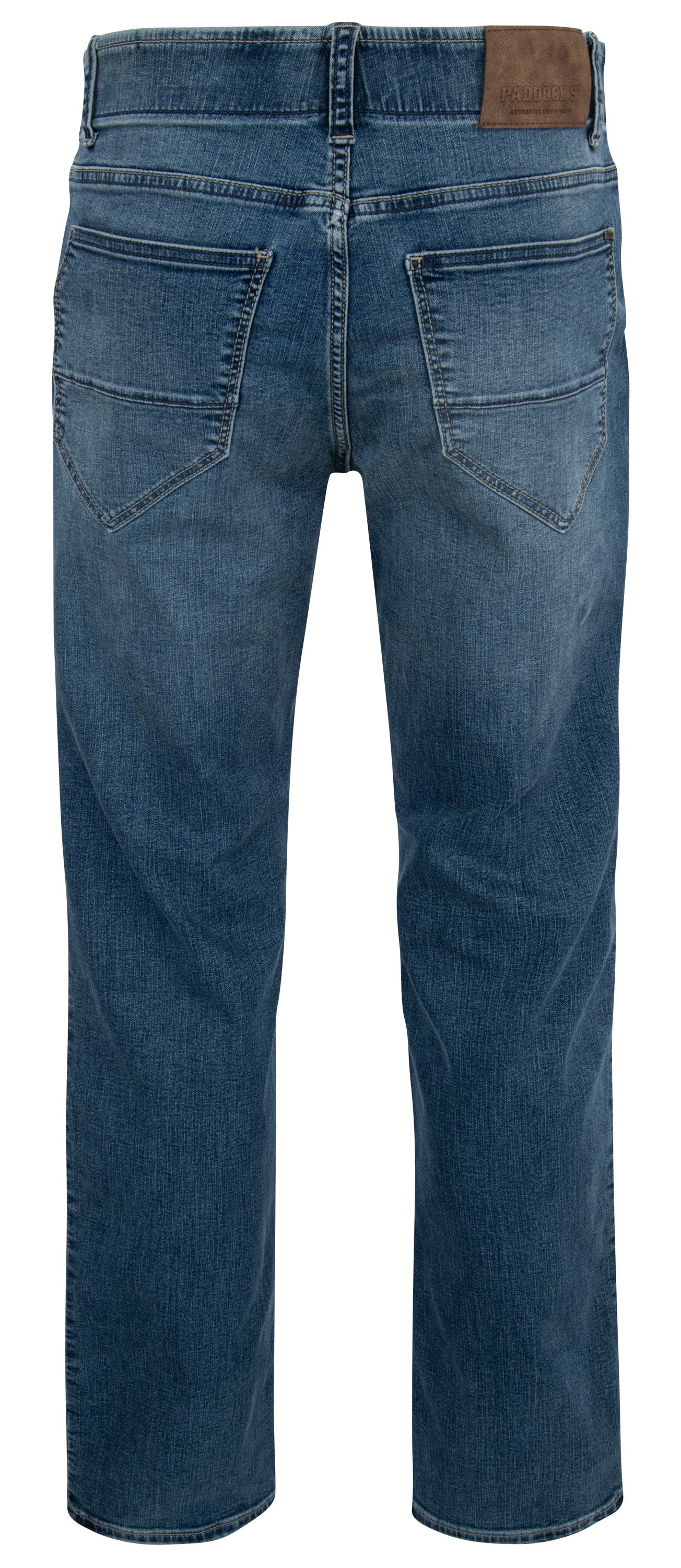 PADDOCKS BEN Straight Jeans - Worn Indigo Moustache - 80247 7276.0834