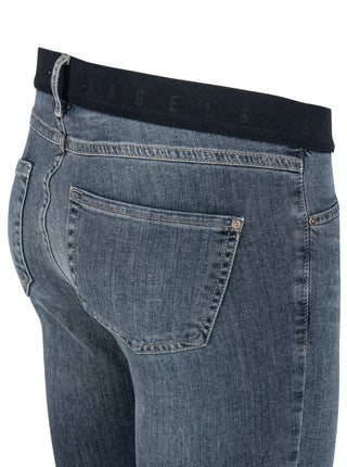 ANGELS JEANS Ornella Sporty Ankle-Jeans - Smoky Steel Blue - 346 688907.32158