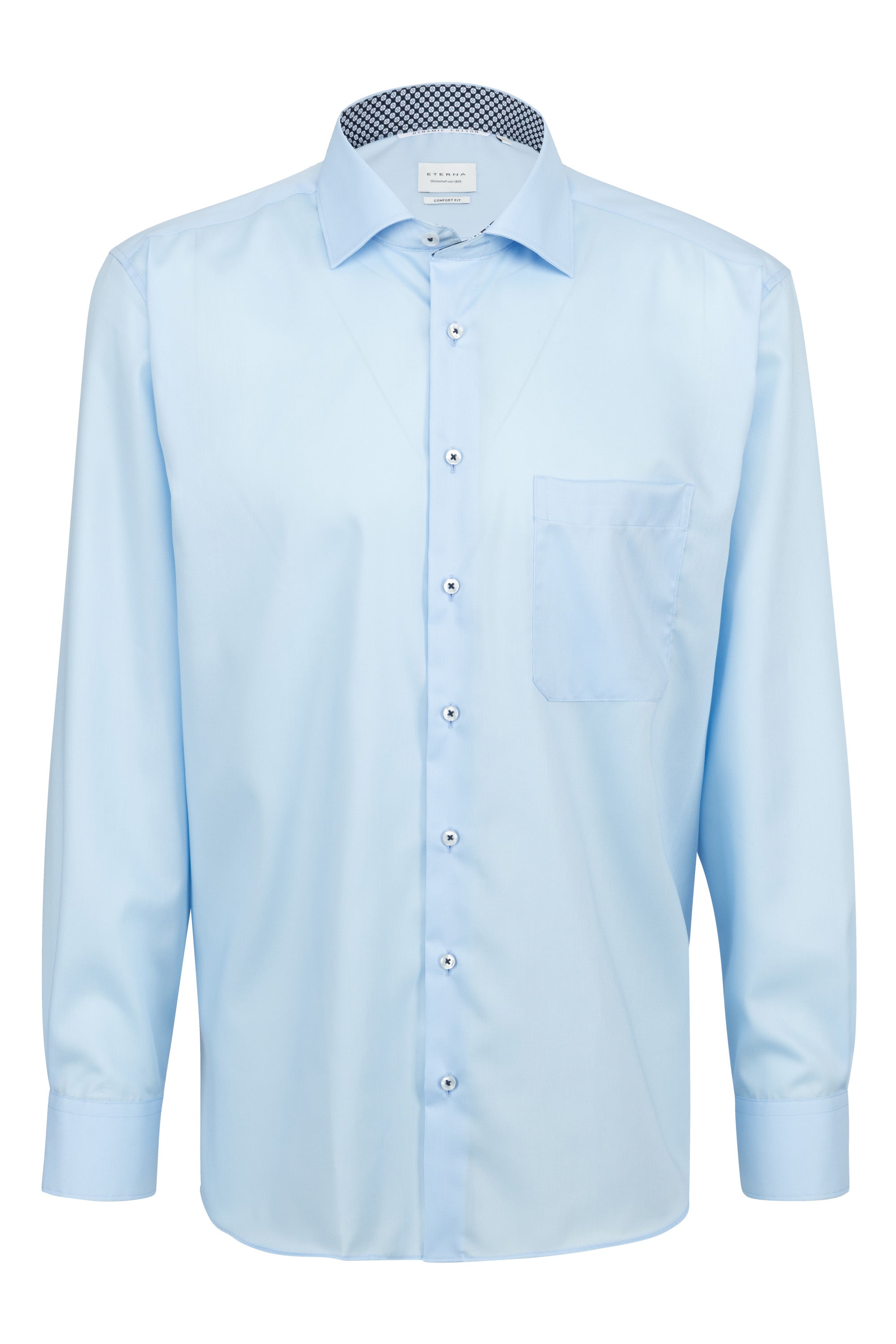 ETERNA COMFORT FIT Hemd - Ocean Mist Blue - 1082-11-E15K von Eterna