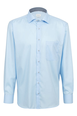 ETERNA COMFORT FIT Hemd - Ocean Mist Blue - 1082-11-E15K