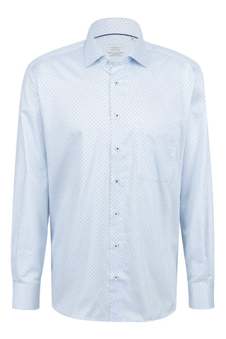 ETERNA COMFORT FIT Langarmhemd - Misty Sky Dots - 1054-11-E19K