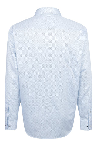 ETERNA COMFORT FIT Langarmhemd - Misty Sky Dots - 1054-11-E19K