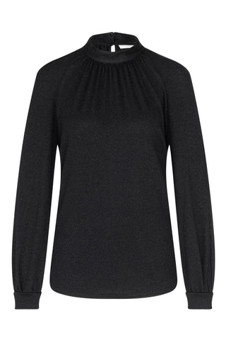 ETERNA LOOSE FIT Langarm Bluse - Midnight Ink Black - 5205-39-D551