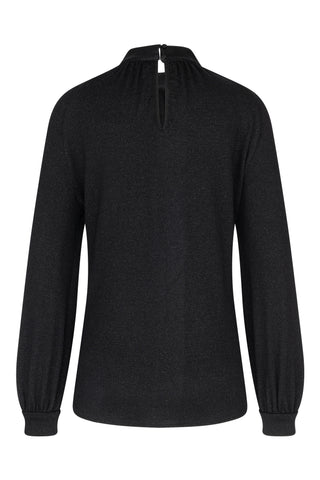 ETERNA LOOSE FIT Langarm Bluse - Midnight Ink Black - 5205-39-D551