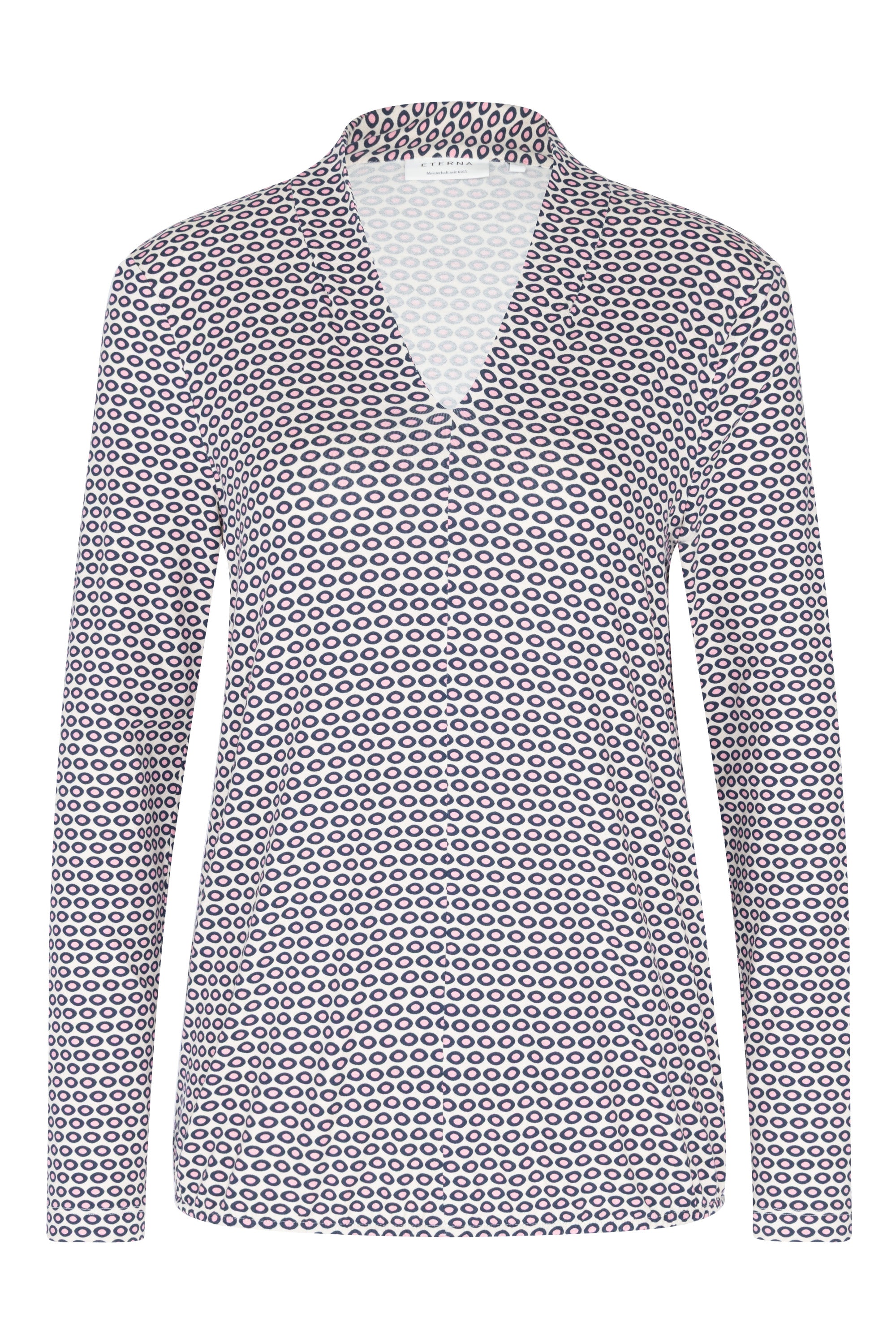 ETERNA REGULAR FIT Langarm Bluse - Blush Rosette Pink - 7879-54-D550