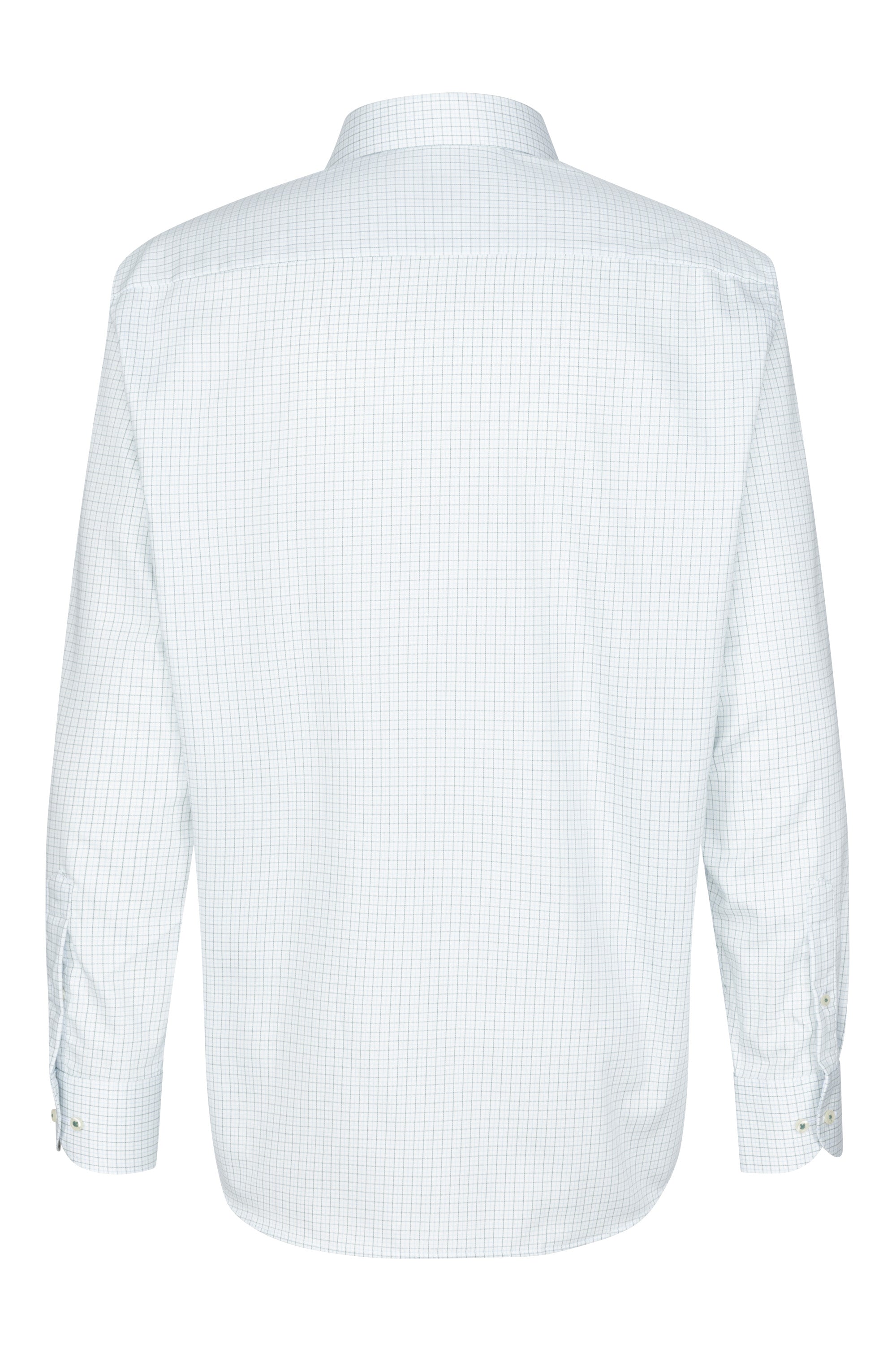 ETERNA COMFORT FIT Langarm Hemd - Frosted River Grid - 1277-46-E181