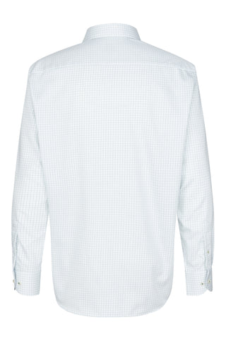ETERNA COMFORT FIT Langarm Hemd - Frosted River Grid - 1277-46-E181