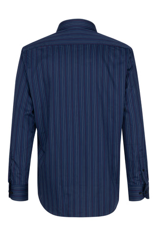 ETERNA MODERN FIT Langarm Hemd - Midnight Riviera Blue - 1271-19-X171